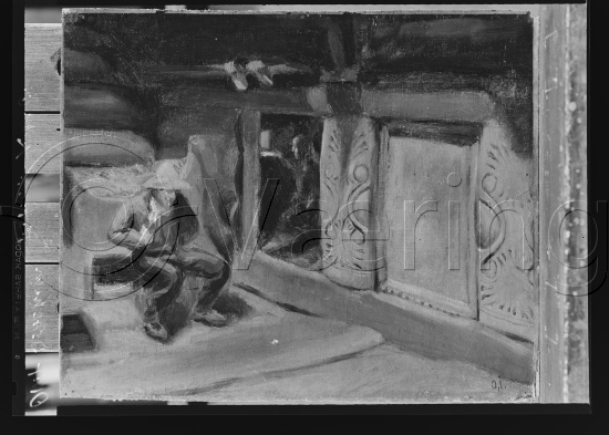 Glassplate og negativ film