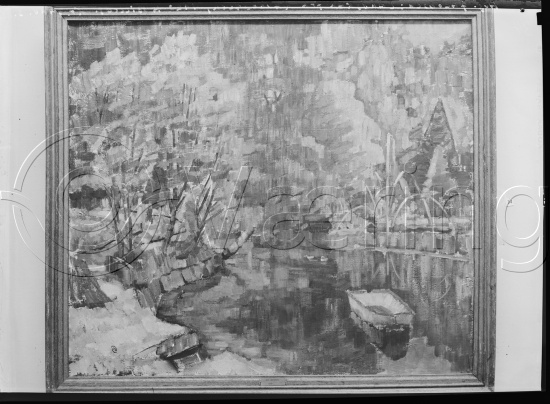 Glassplate og negativ film