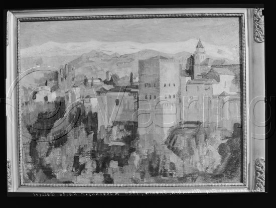 Glassplate og negativ film