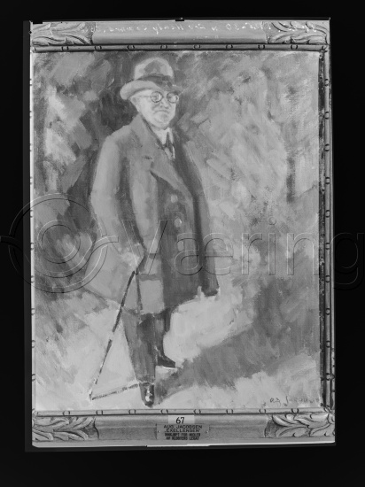 Glassplate og negativ film