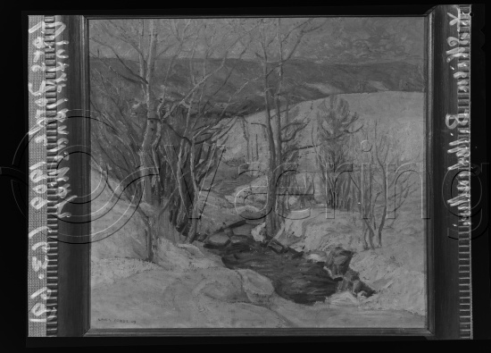 Glassplate og negativ film