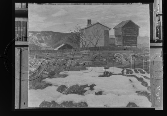 Glassplate og negativ film