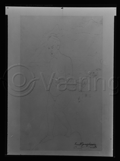Glassplate og negativ film