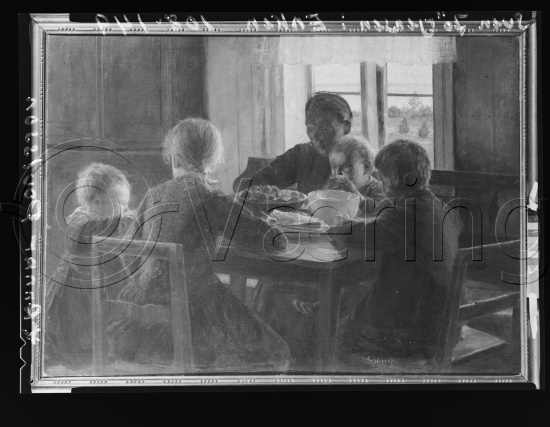 Glassplate og negativ film