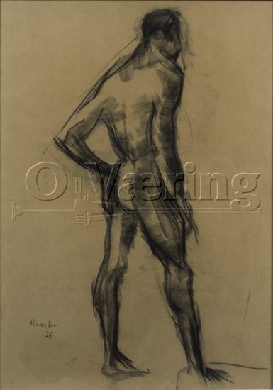 Artist: Ludvig Karsten (1876-1926)
Dimensions: 54x40 cm/ Kull på papir/
PhotoCredit: O.Væring/
Digital file; High-res TIFF and JPG/