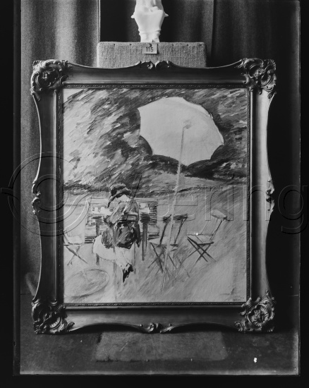 Glassplate og negativ film