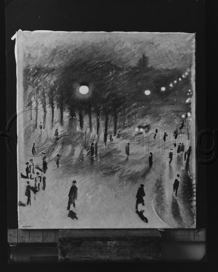 Glassplate og negativ film