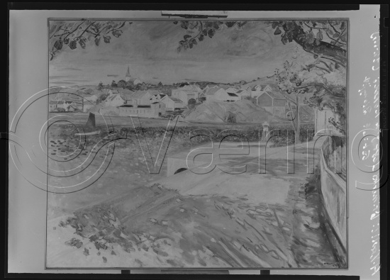 Glassplate og negativ film