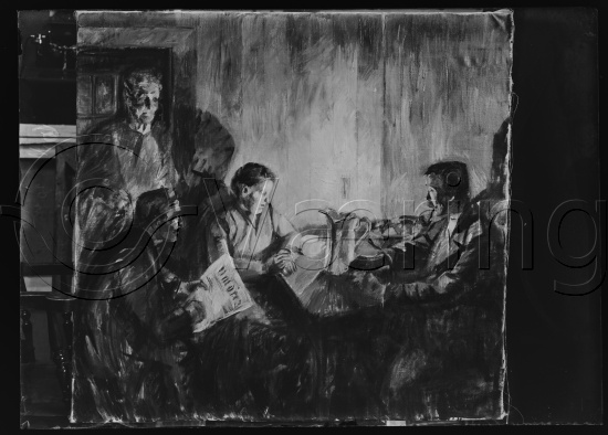 Glassplate og negativ film