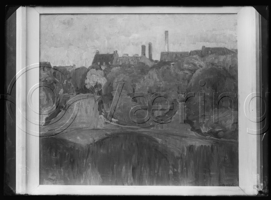 Glassplate og negativ film