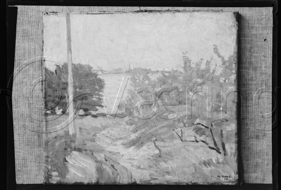 Glassplate og negativ film