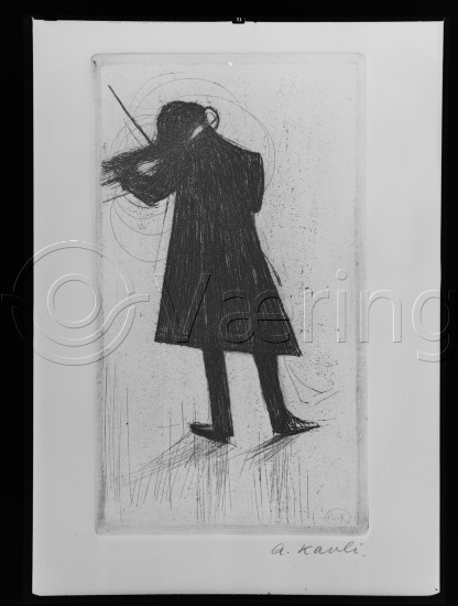 Glassplate og negativ film