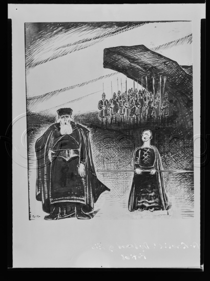 Glassplate og negativ film