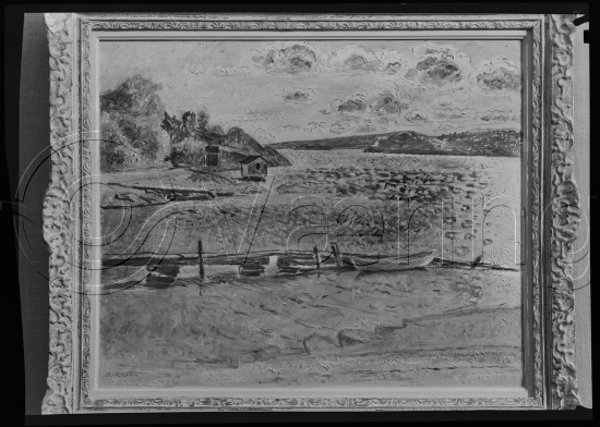 Glassplate og negativ film