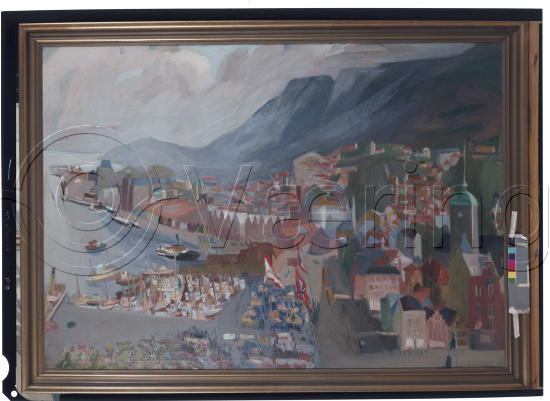 Digitalisert flere like da de er noe uskarpe på høyre side av foto