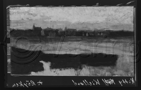 Glassplate og negativ film