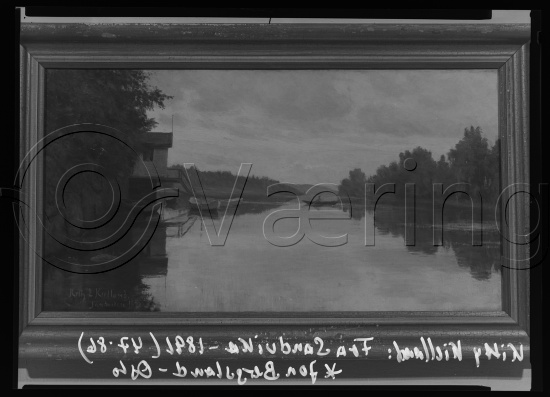 Glassplate og negativ film