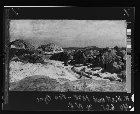 Glassplate og negativ film