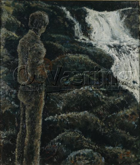 Harald Kihle (1905-1997), 
Size: 42x35 cm, 
Location: Private, 
