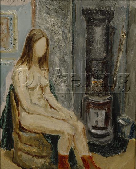 Harald Kihle (1905-1997), 
Size: 28x35 cm, 
Location: Private, 
