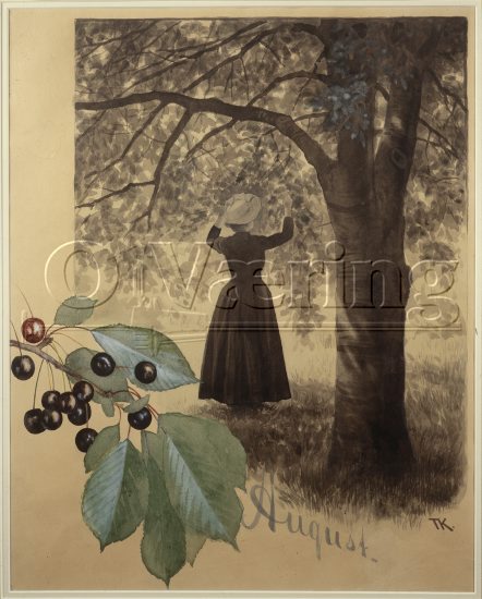 Theodor Kittelsen (1857-1914), Size:  37x28 cm, Genre: Location: Private; Photo: O.Vaering