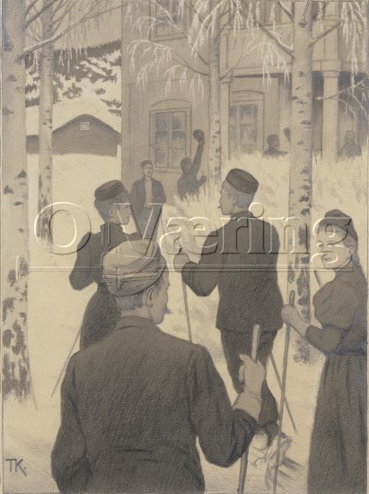 Theodor Kittelsen (1857-1914)
Size: 32x24 cm
Location: Private, 
Photo: O.Væring