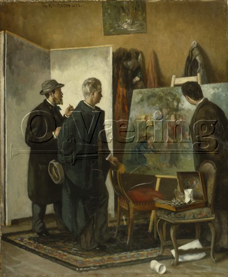 Theodor Kittelsen (1857-1914)
Size: 43x45 cm
Location: Private, 
Photo: O.Væring
