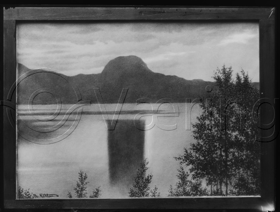 Glassplate og negativ film