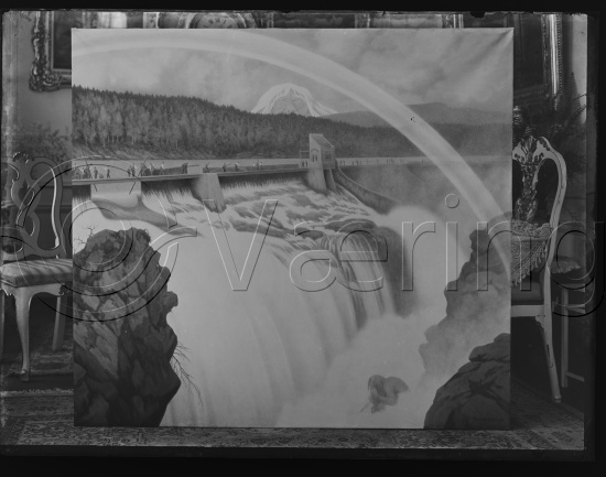 Glassplate og negativ film