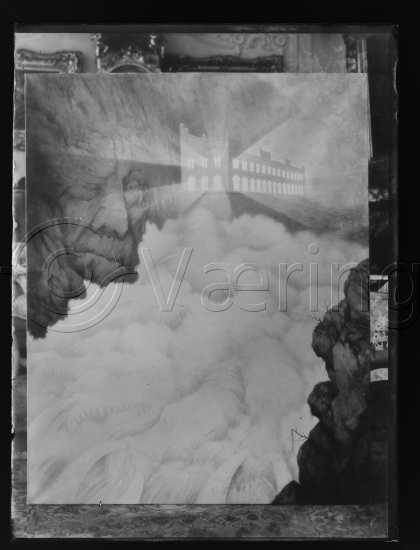 Glassplate og negativ film