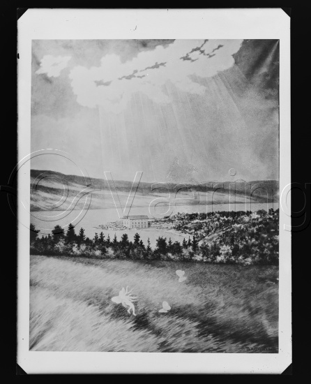Glassplate og negativ film