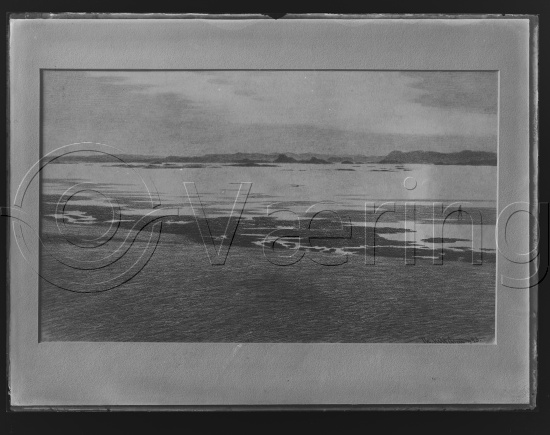 Glassplate og negativ film