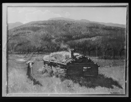 Glassplate og negativ film