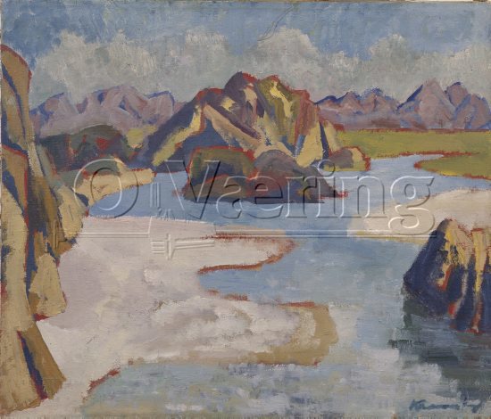 Bruno Krauskopf (1892-1960) German painter
Size: 50x60 cm
Location: Private
Photo: O.Væring