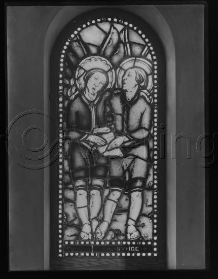 Glassplate og negativ film