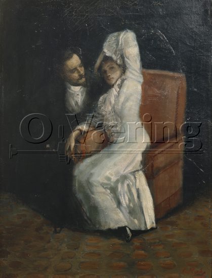 Christian Krohg (1852-1925)
Size: 92x125 cm
Location: Private, 
Photo: O.Vaering
