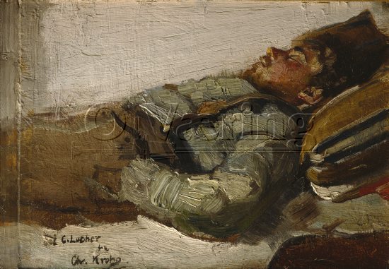 Christian Krohg (1852-1925)
Size: 20.5x30 cm
Location: Private
Photo: O.Vaering