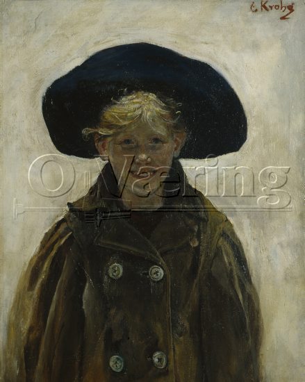 Christian Krohg (1852-1925)
Size: 63x50 cm
Location: Private, 
Photo: O.Væring 