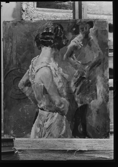 Glassplate og negativ film