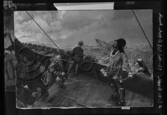 Glassplate og negativ film