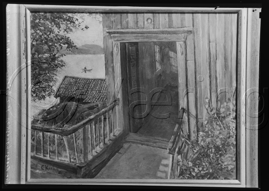 Glassplate og negativ film