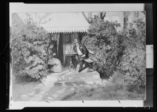 I fotoeske med tittel eksteriører