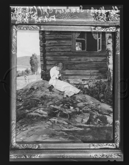 I fotoeske med tittel eksteriører