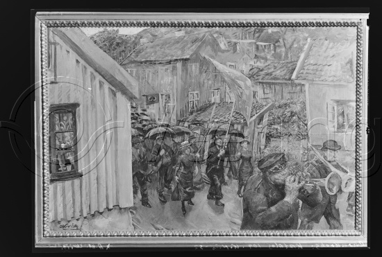 I fotoeske med tittel eksteriører