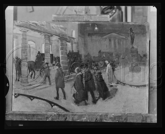 I fotoeske med tittel eksteriører