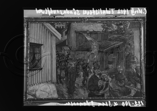 I fotoeske med tittel eksteriører