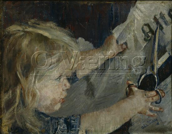 Oda Krohg (1860-1935), Size: 27x37 cm, Genre: Painting, Location: Musuem,