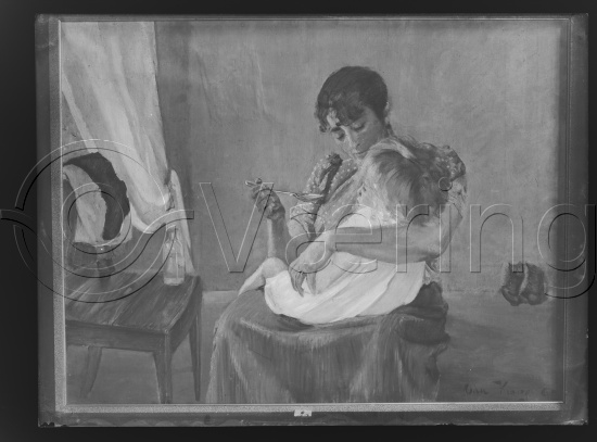 Glassplate og negativ film