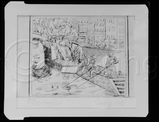 Glassplate og negativ film