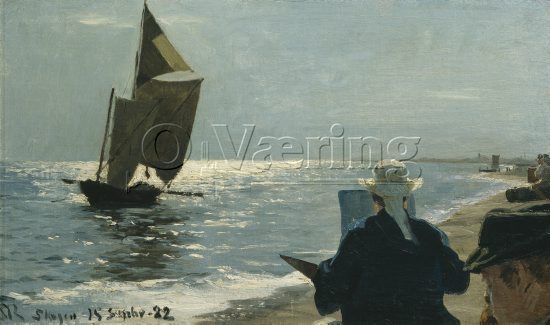 Peder Severin Krøyer (1851-1909) 
Size: 32x52 cm
Location: Private, 
Photo: O.Væring 